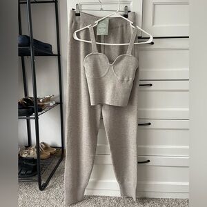 H&M Cashmere looking Two Piece Set